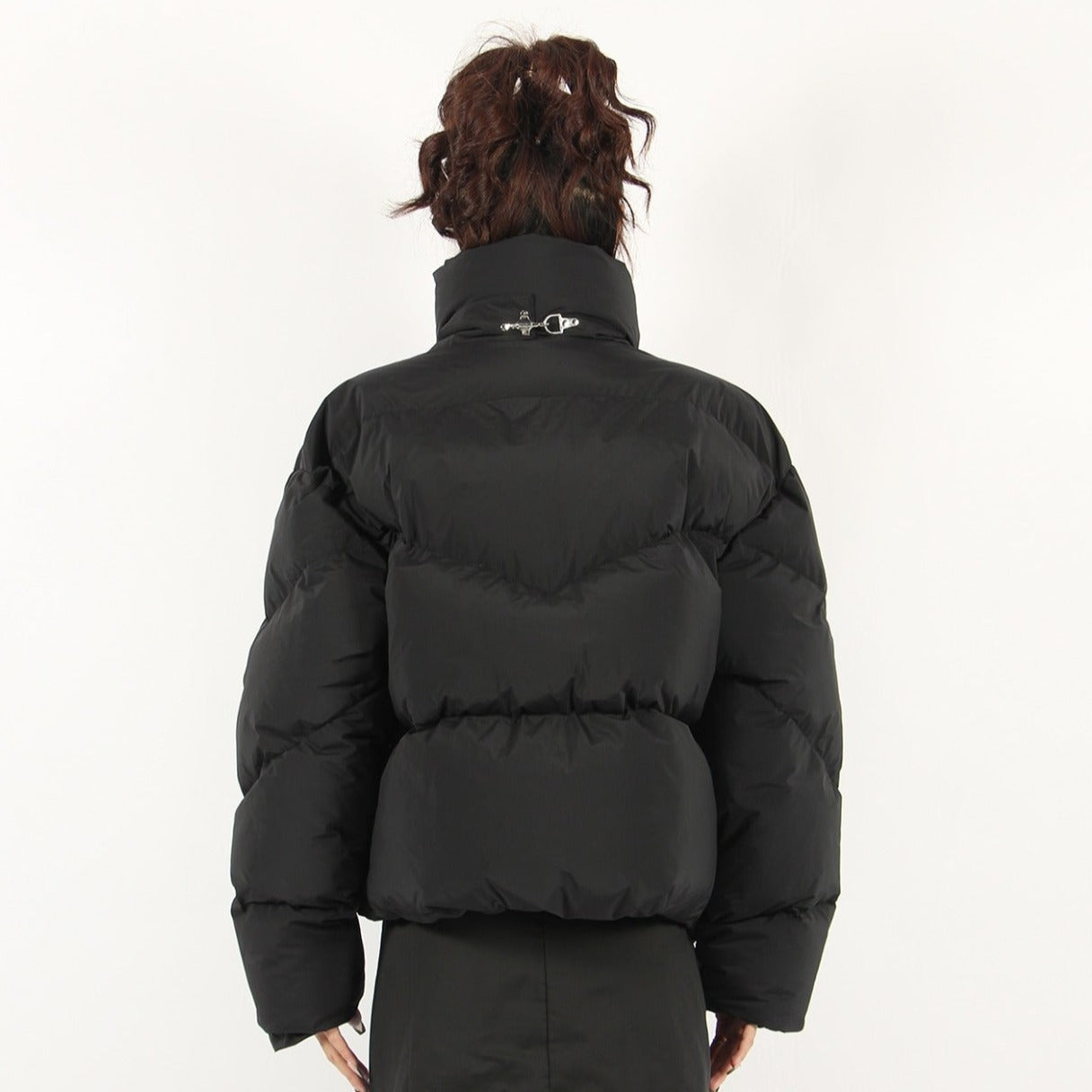 Buckle Closure Puffer Jacket