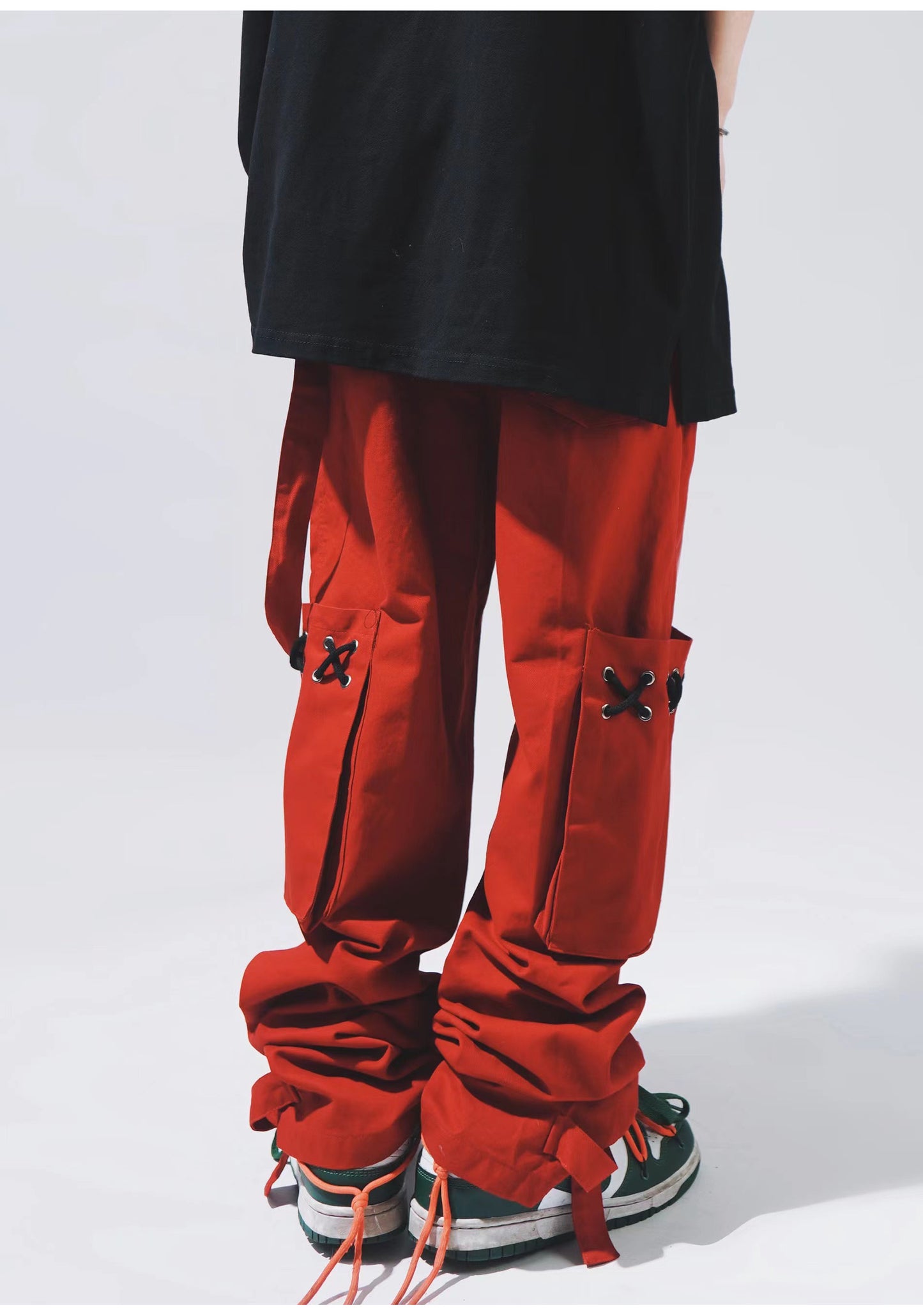 Strapped Cargo Jeans