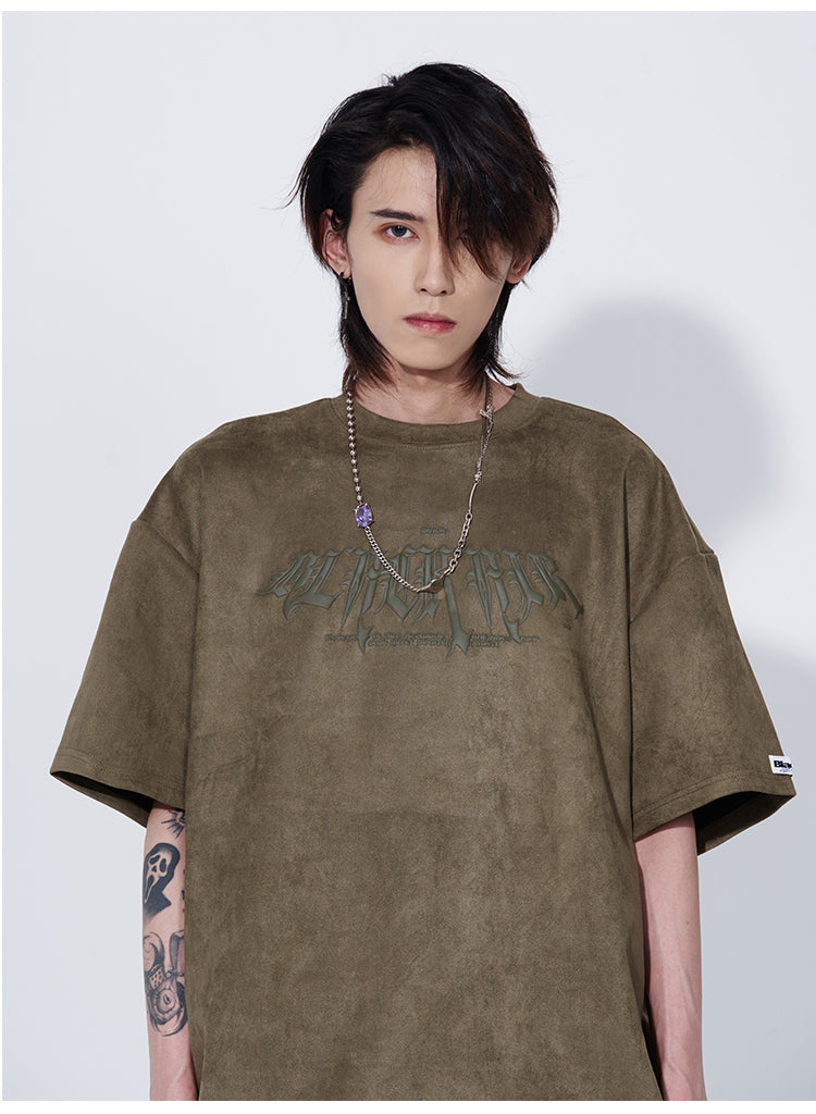 Sun Faux Suede T-Shirt