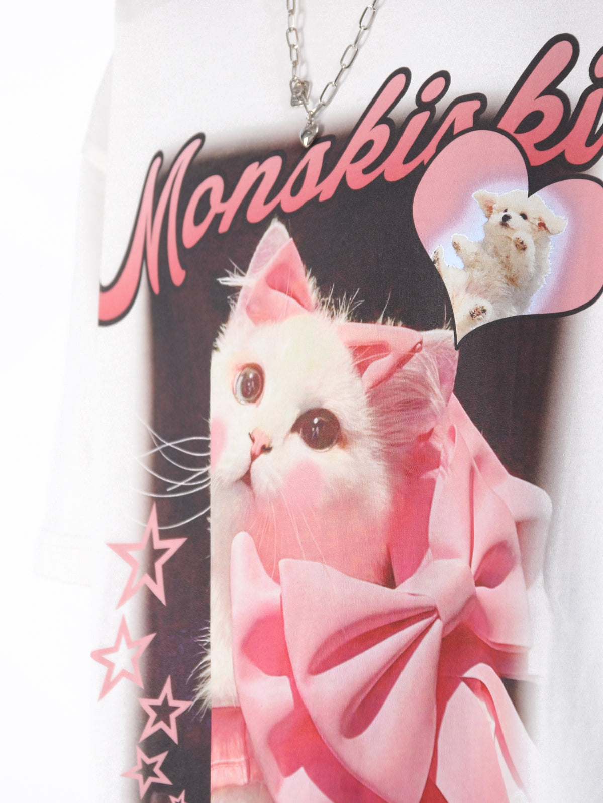 Kitty Bow Graphic T-Shirt