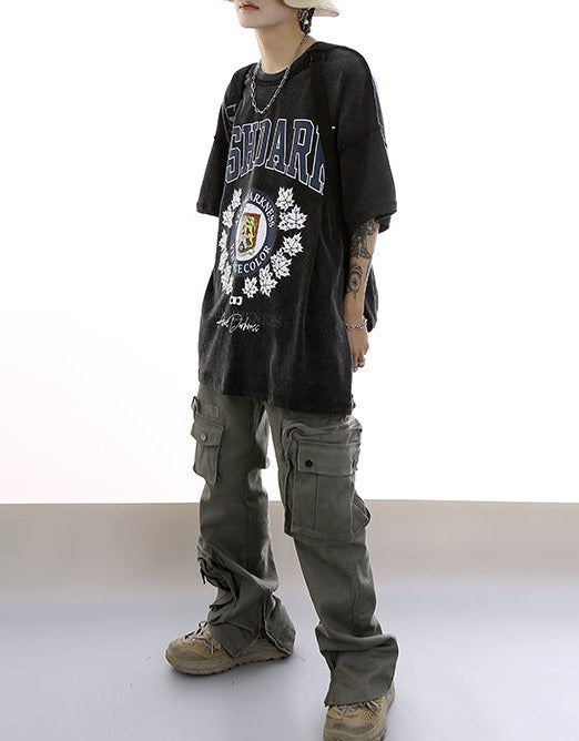 Streetwear Ash Darkness Vintage Wash T-Shirt