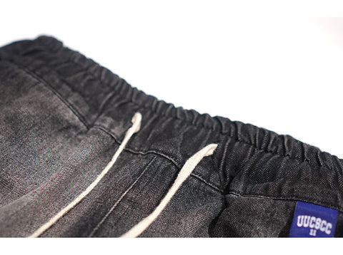 Raw Edge Distressed Jeans