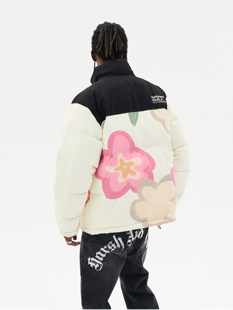 Floral Puffer Jacket