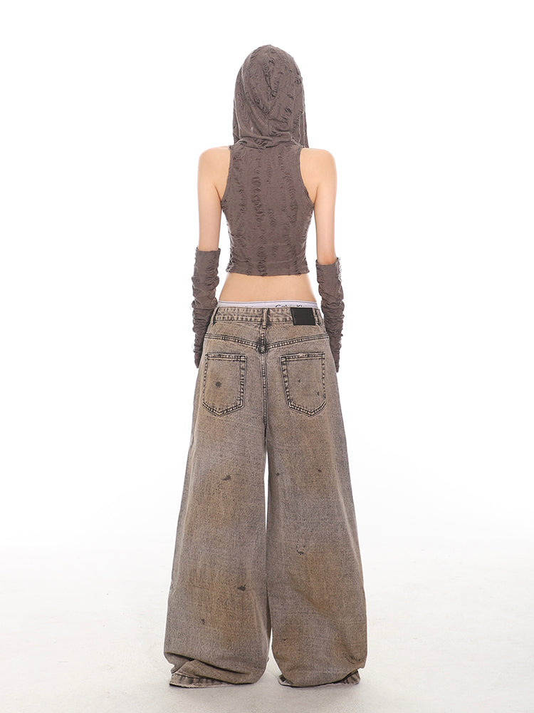 Wasteland Grunge Wide Leg Jeans