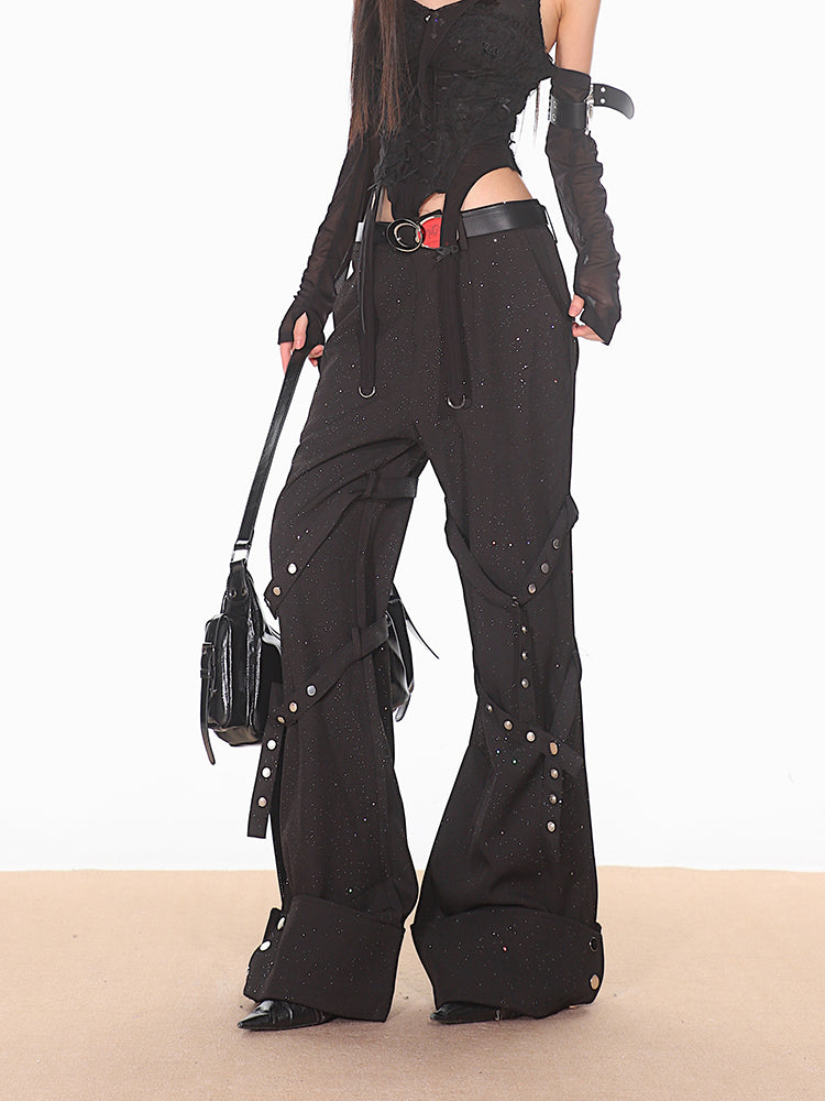 Strappy Bondage Relaxed Fit Pants
