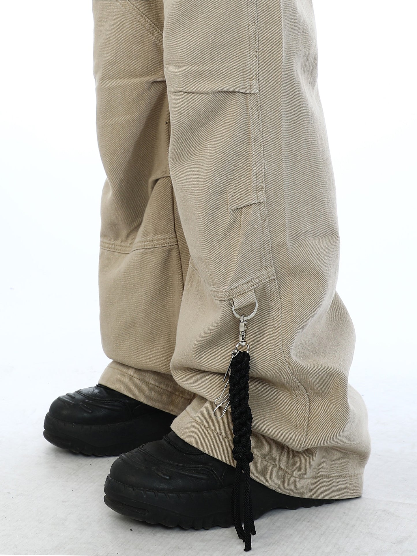 Khaki Tabbed Pants