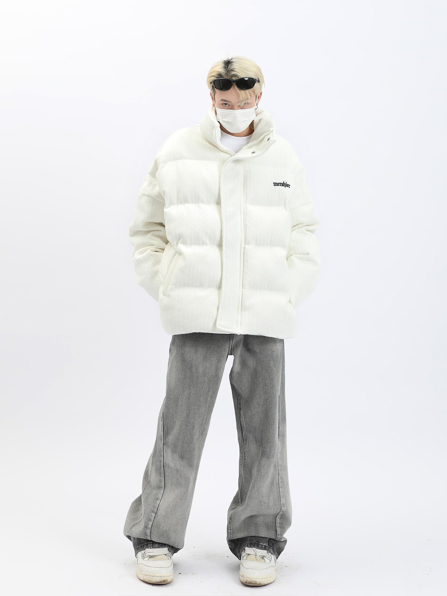 Streetwear Knitwave Puffer Jacket