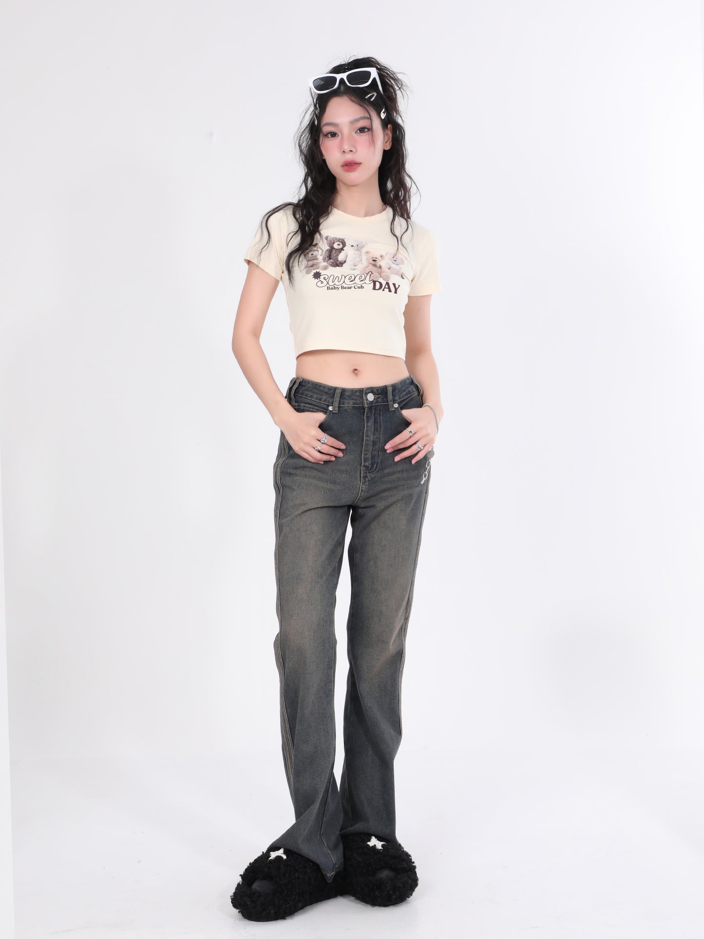 Sweet Day Bear Baby Tee