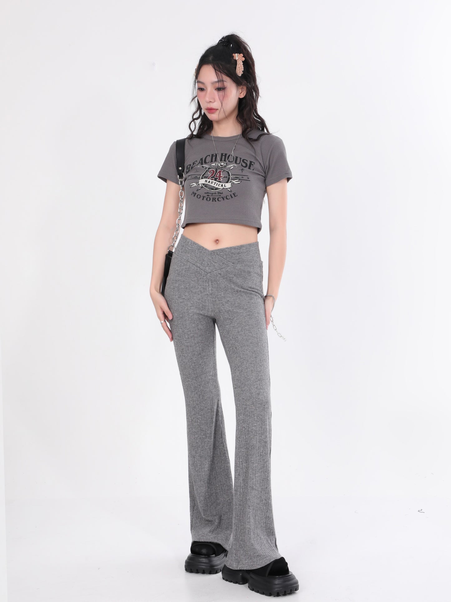 Beach House Ribbed Baby Tee