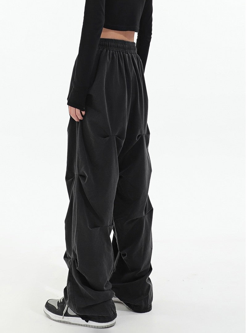 Pleated Black Pants