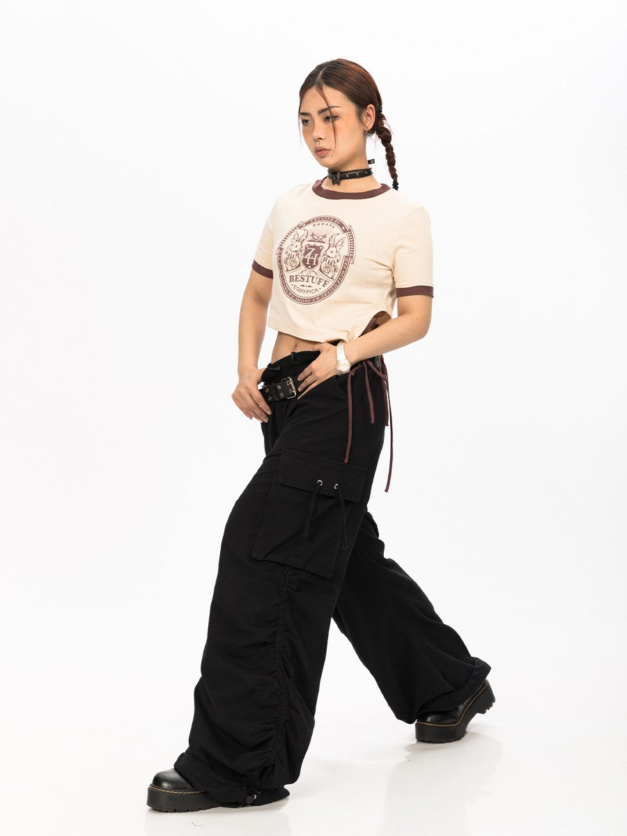 Retro Asymmetric Baby Tee