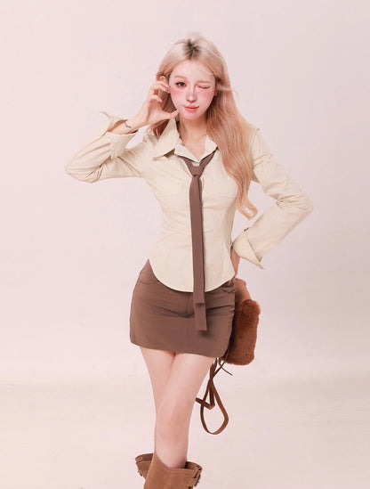 Fitted Button Up Shirt