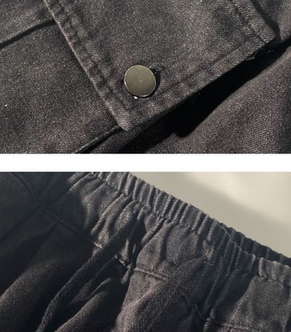 Baggy Washed Cargo Jeans