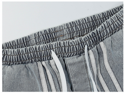 Striped Jogger Jeans