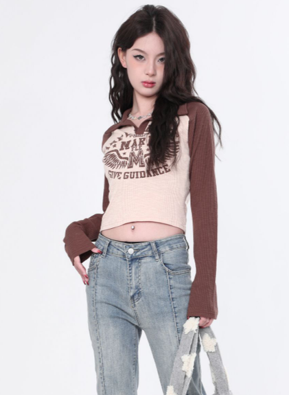 Raglan Long Sleeve Top