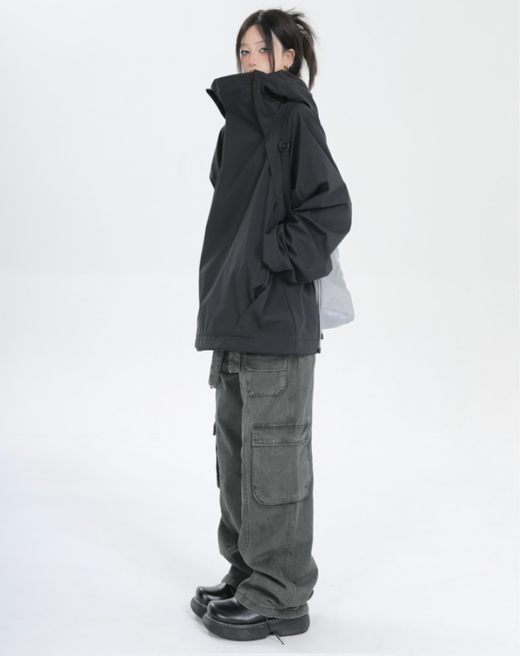 Faded Washed Cargo Pants