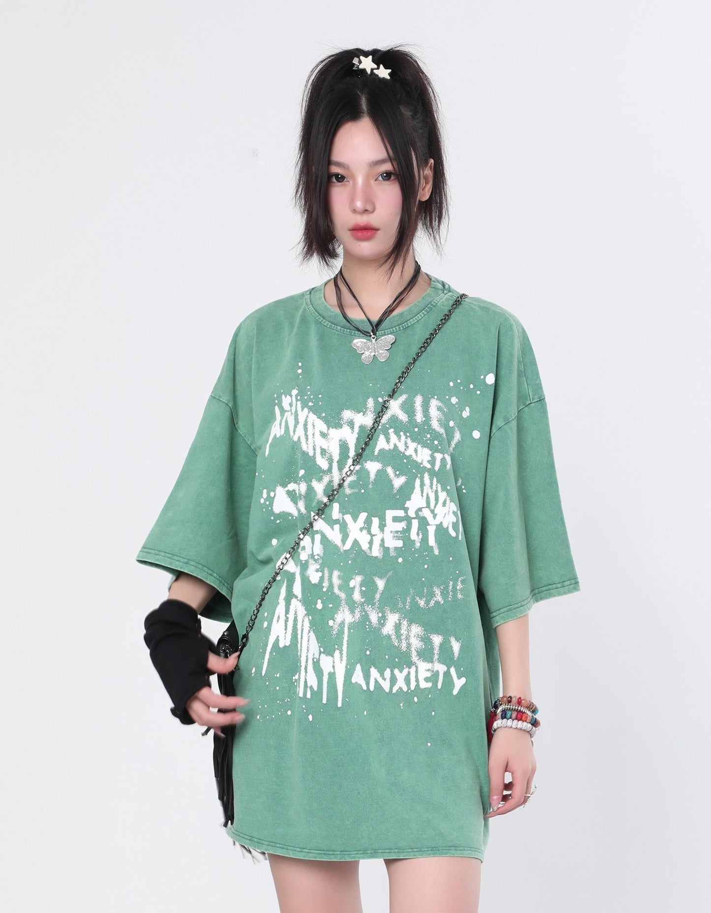 Anxiety Graffiti Vintage Washed T-Shirt