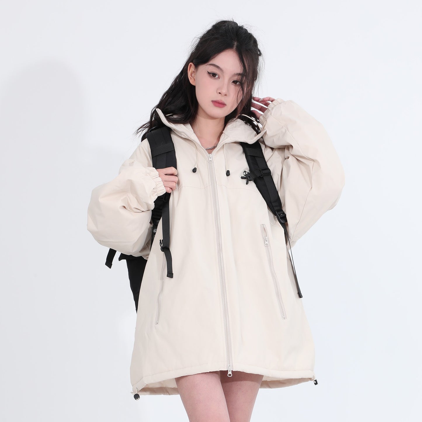 Hooded Windbreaker Jacket