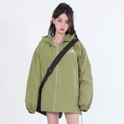 Hooded Windbreaker Jacket