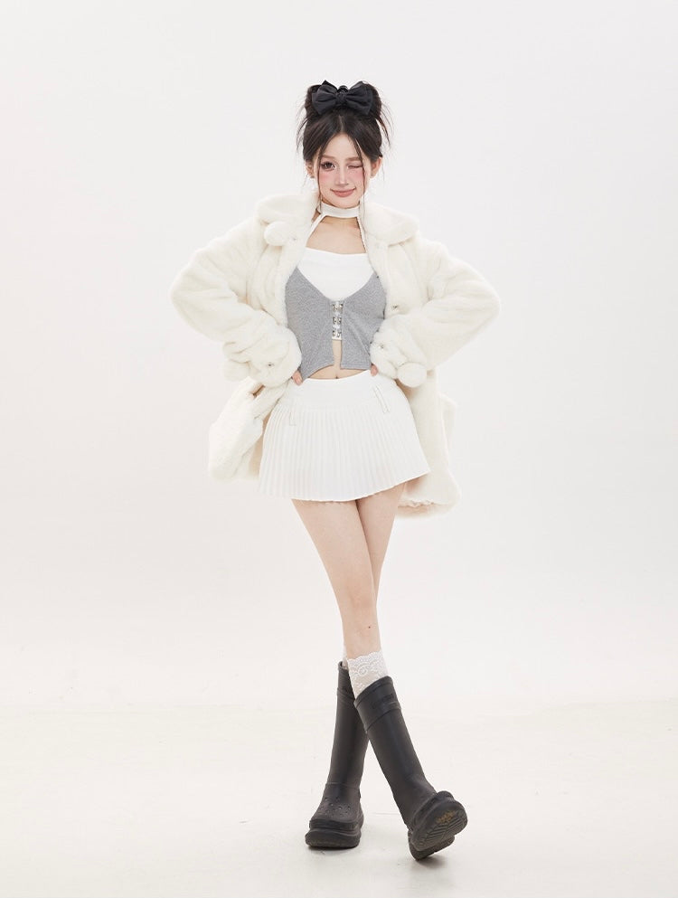 Halter Layered Cardigan