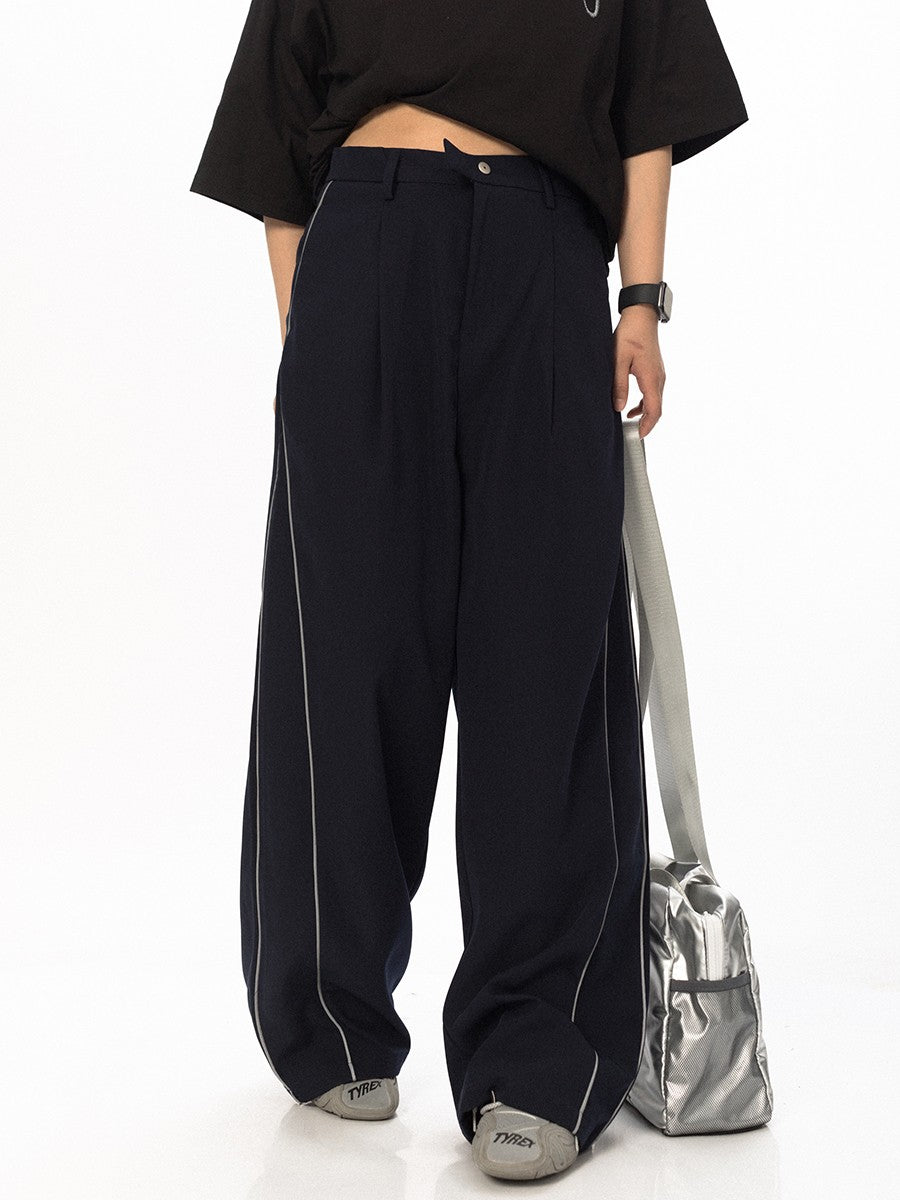 Piped V Relaxed pants