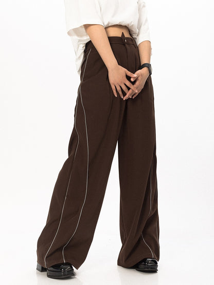 Piped V Relaxed pants