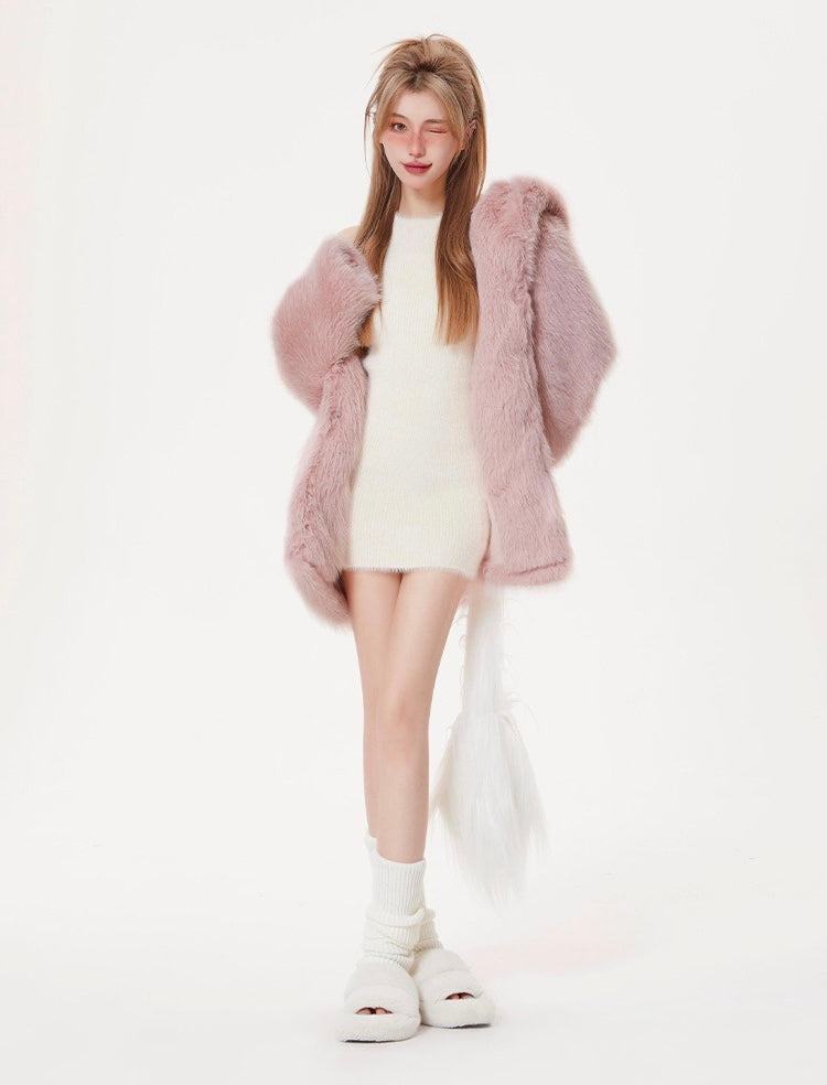 Soft Plush Sleeveless Dress