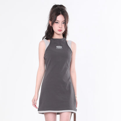 Y2K Dual Tone Dress