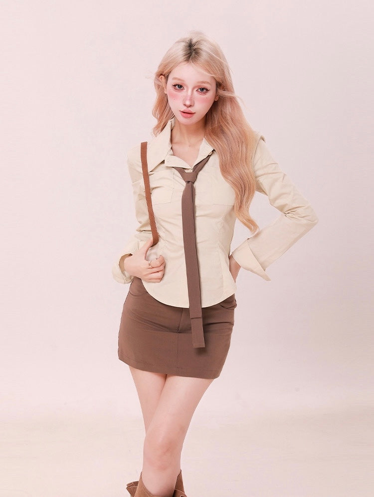 Fitted Button Up Shirt