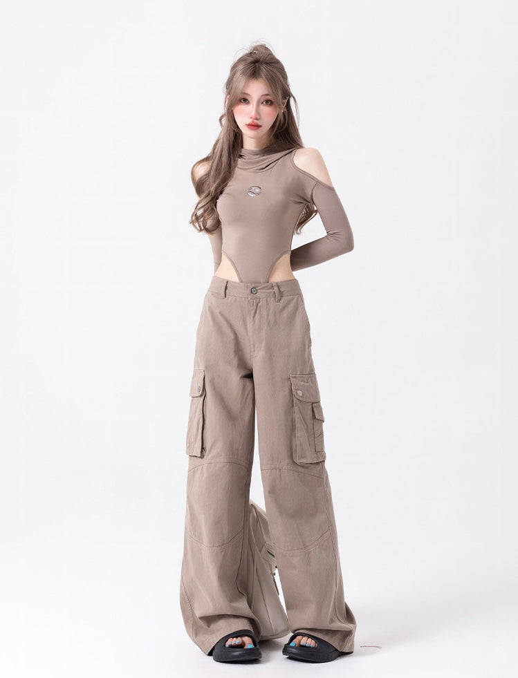 Hooded Cutout Bodysuit