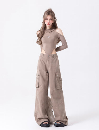 Hooded Cutout Bodysuit