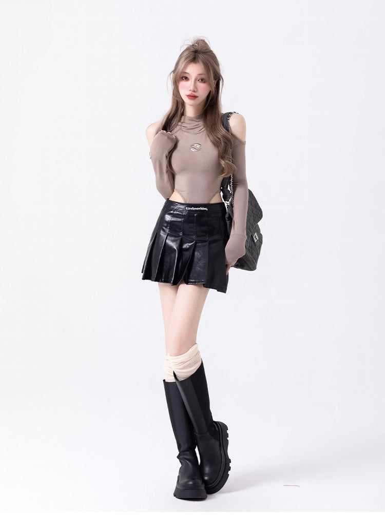 Hooded Cutout Bodysuit