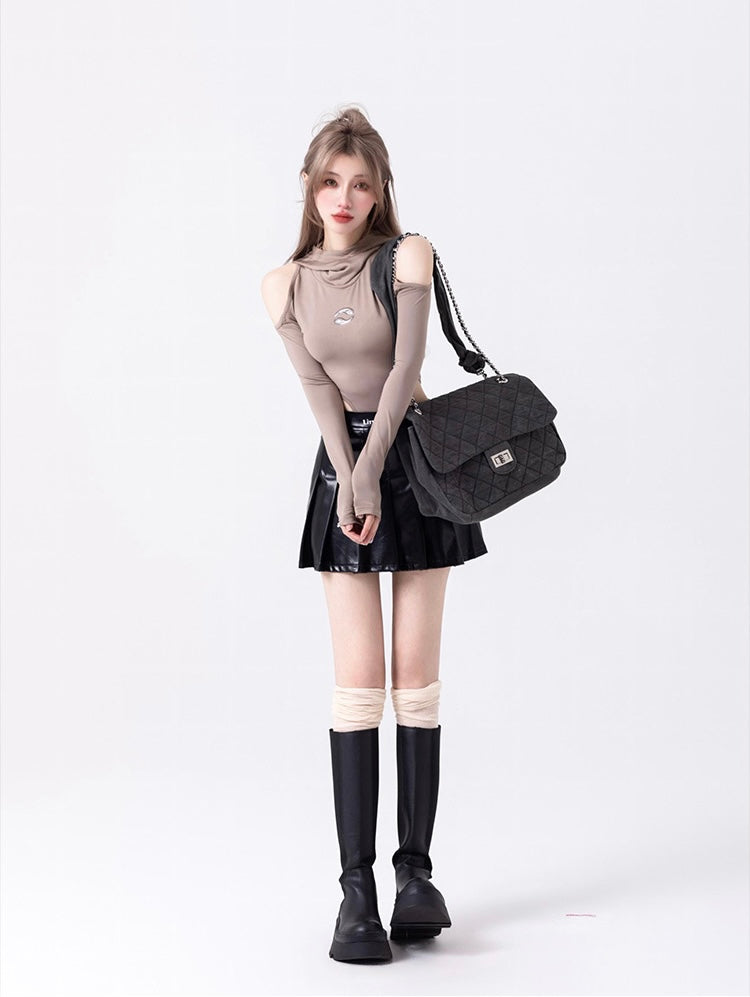 Hooded Cutout Bodysuit