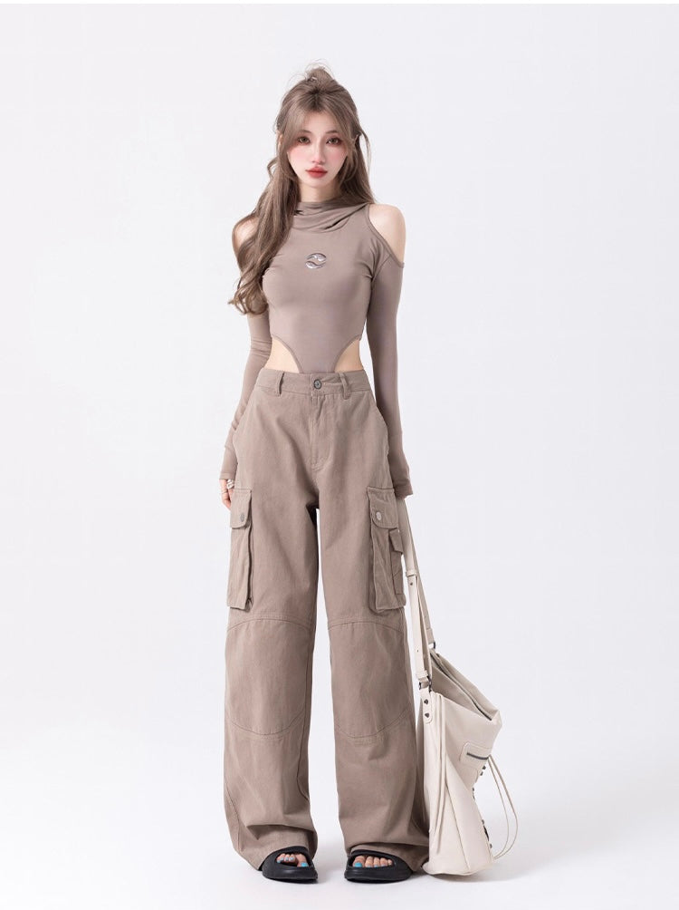 Hooded Cutout Bodysuit