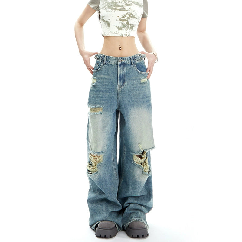 Ripped Distressed Jeans