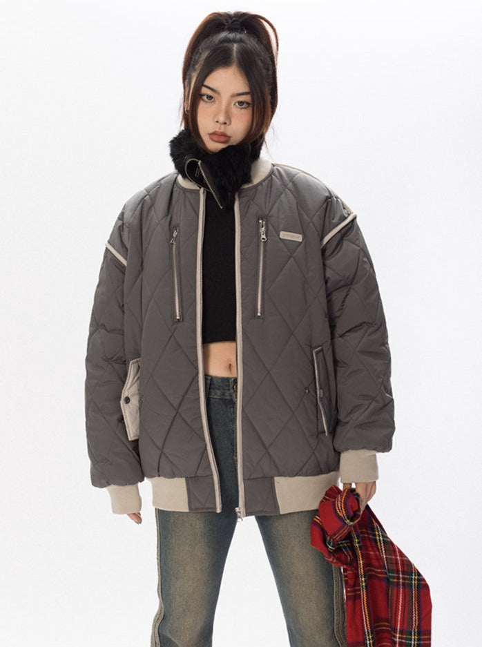 Diamond Quilted Jacket