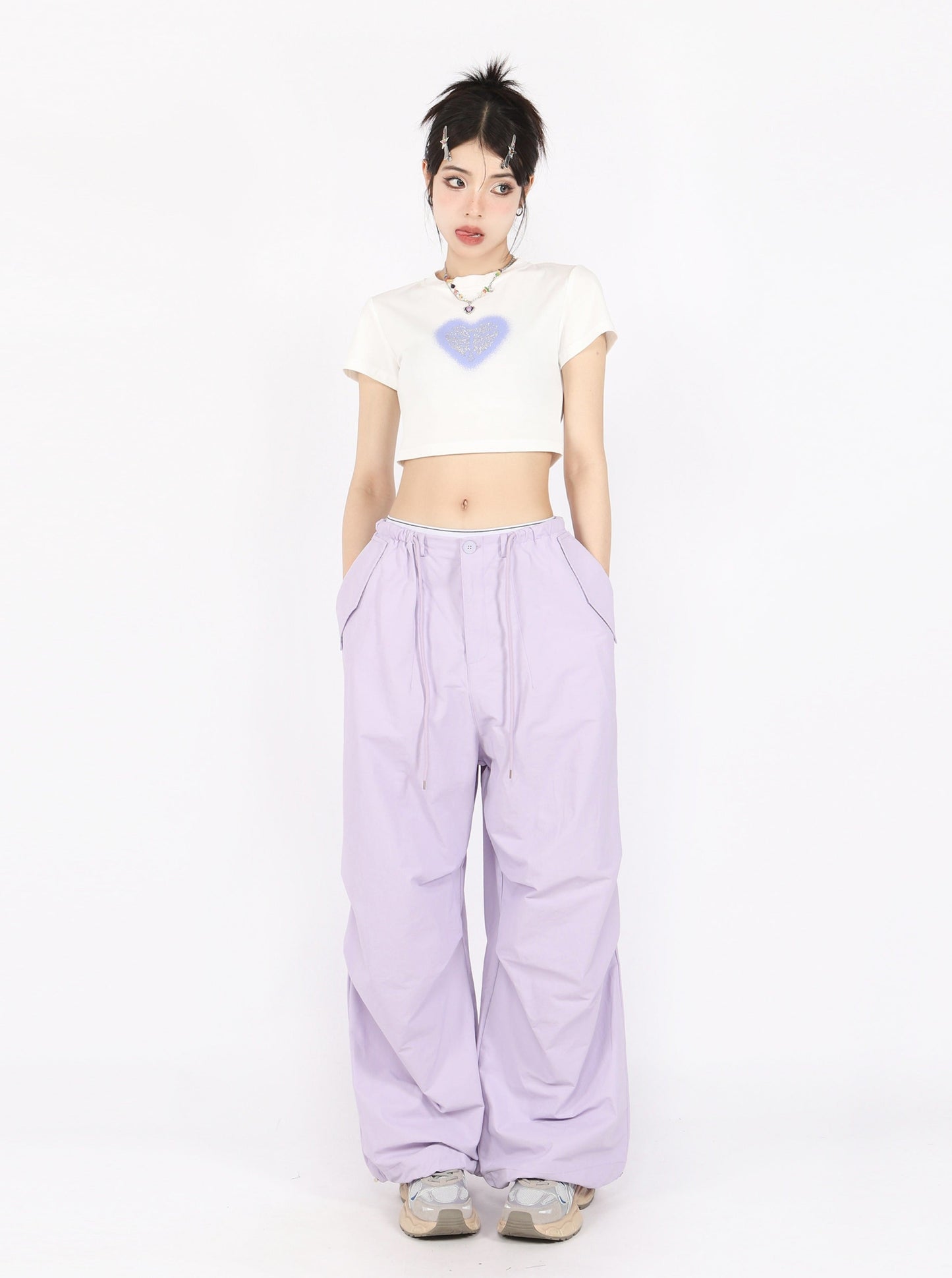 Pastel Drawstring Pants