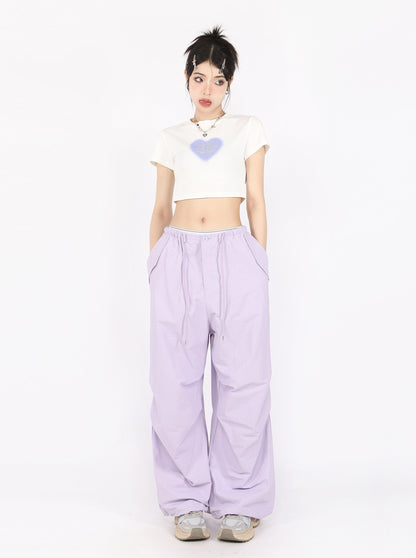 Pastel Drawstring Pants