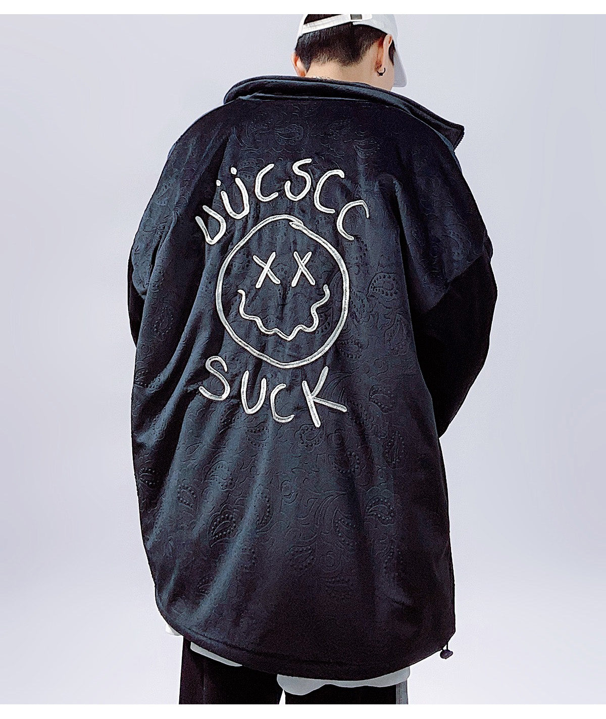 Paisley Velour Bomber Jacket