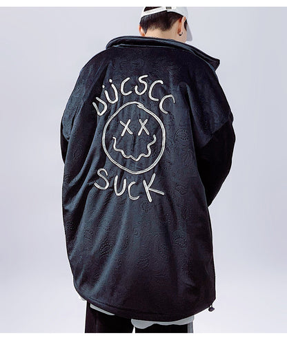 Paisley Velour Bomber Jacket