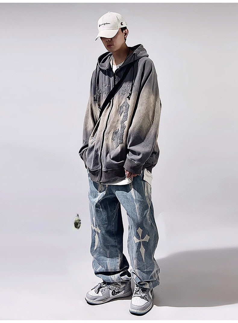 Thirteen Oversized Gradient Hoodie