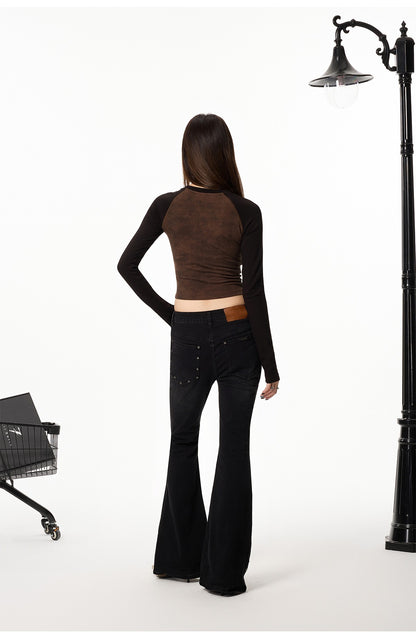 Vintage Raglan Long Sleeve Top