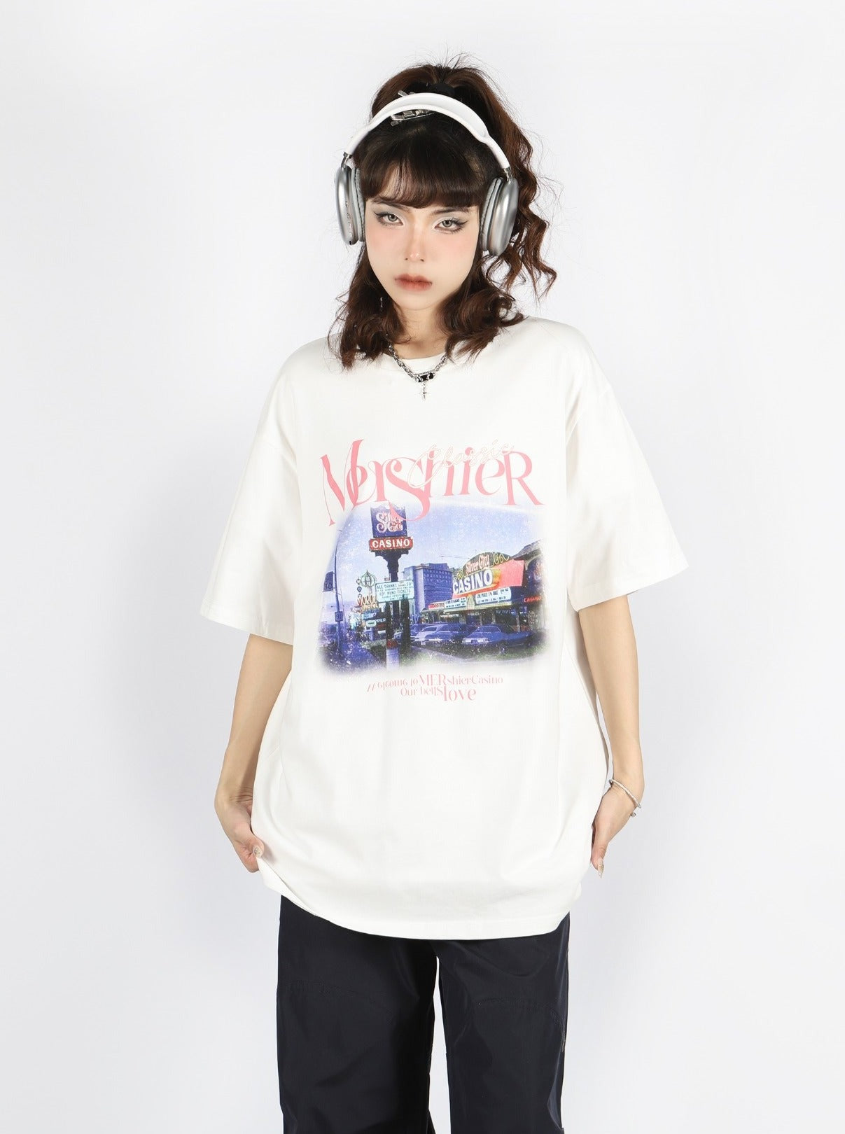 Casino Vintage Wash Graphic T-Shirt