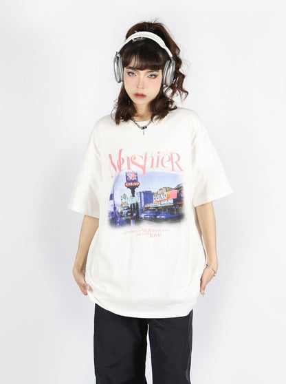 Casino Vintage Wash Graphic T-Shirt