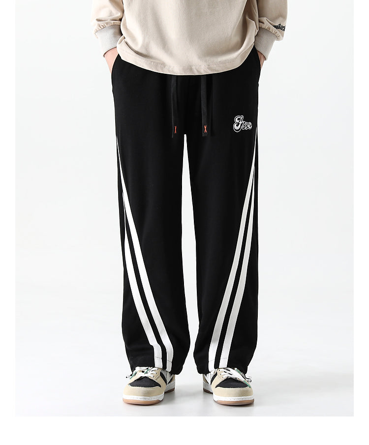 Diagonal Stripe Sweatpants