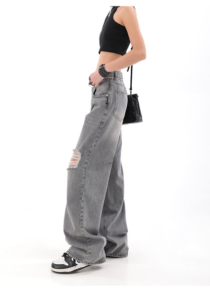 Shredded Relaxed Fit Jeans