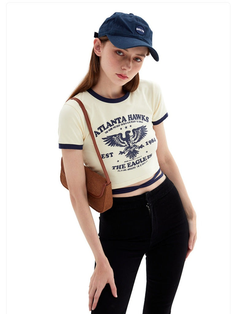 Eagles Cutout Baby Tee