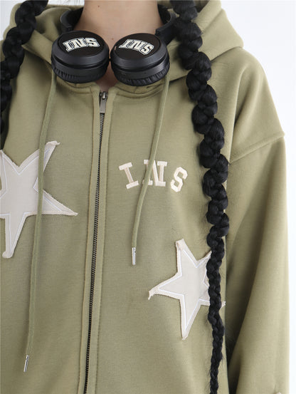 Star Zip Hoodie