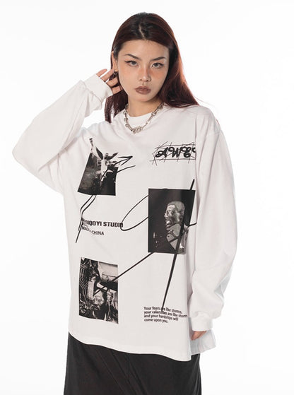 BW Graffiti Long Sleeve Top