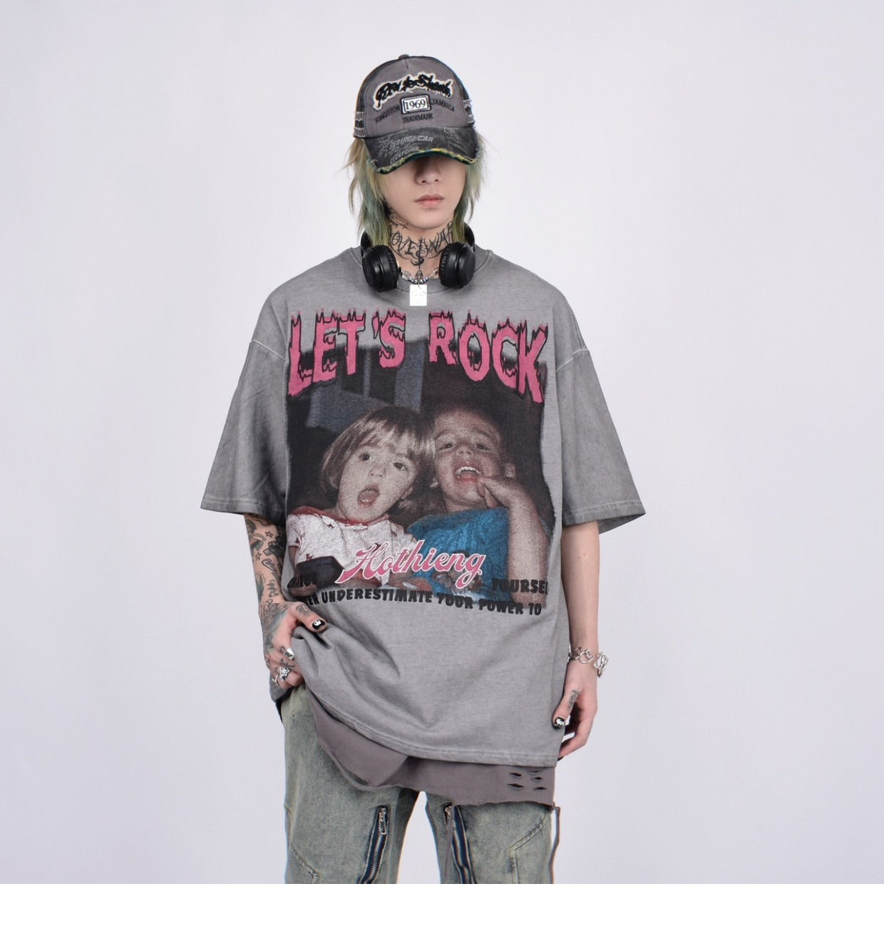 Let’s Rock T-Shirt aesthetic y2k eboy outfits